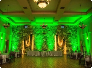 Wedding uplighting, shade 10 of 12.