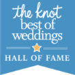 The Knot Best of Weddings Hall of Fame badge, earned by Toast Entertainment