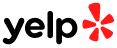Yelp logo, a platform where Toast Entertainment reviews are published