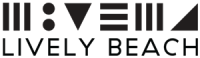 venue-south-texas-lively-beach A black and white logo.