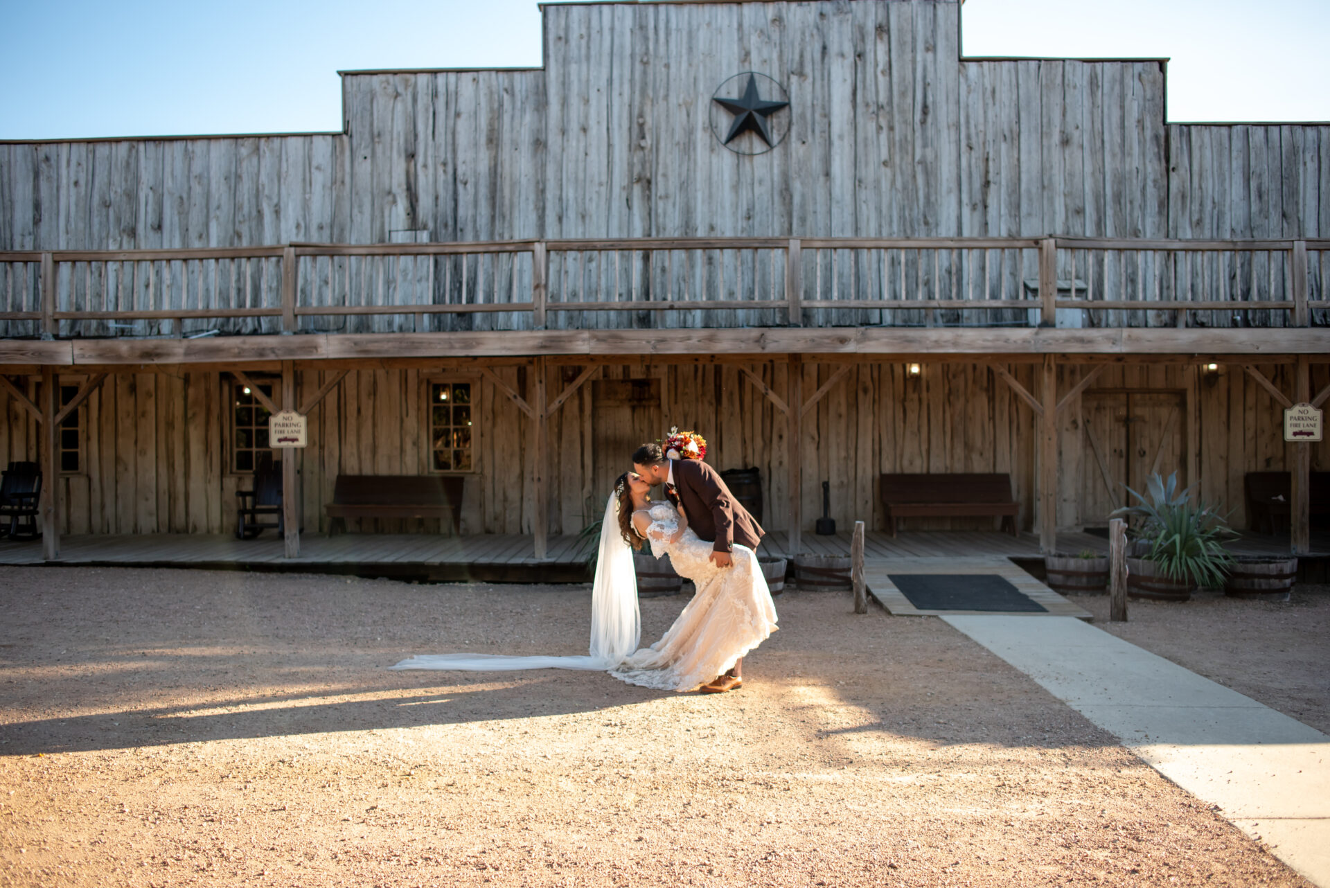 Texas Old Town – historic Texas town-themed wedding venue with multiple chapels in Kyle, Texas
